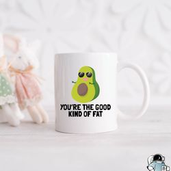Avocado Mug Vegetarian Gift Fitness Gift, Funny V
