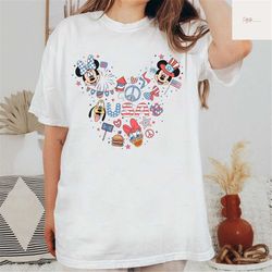 Mickey And Minnie Shirt, 4th of July 2023 Shirt, Disney Happy 4th of July 2023 Shirt, Disney Independence, Disney Shirt,
