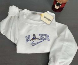 NIKE X J.Coles Embroidered Sweatshirt, Brand Custom Embroidered Sweatshirt, Custom Brand Embroidered Crewneck