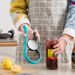 Multifunctional Retractable Bottle Opener Can Opener Adjustable Jar Gripper  Tight Lid Opener Kitchen Gadgets Easy Jar Opener