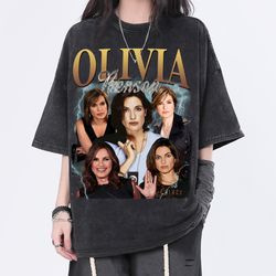 Olivia Benson Vintage Washed Shirt, Actor Retro 90 s