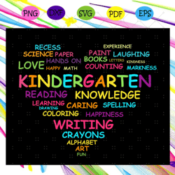 Kindergarten kids, Kindergarten kids svg, love kin
