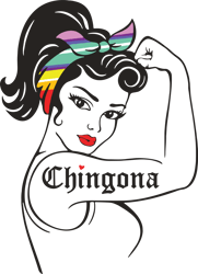 Chingona Pride Svg, Gay svg, Pride svg, Rainbow svg, Lesbian svg, LGBT svg, Gay Festival Outfit svg Digital Download