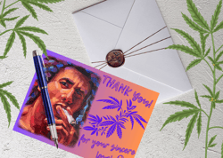 Thank you!  Digital  Creeting Card. Bob Marley.