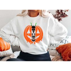 Skull halloween pumpkin, Floral Pumpkin Shirt, Pumpkin craving tee , Pumpkin Spice Shirt, Halloween Shirt, Fall Shirt, h