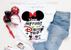 My 1st Disney trip, Disney shirt, First Disney Trip shirt, Disney Vacation tee, Family Matching Disney shirt, My first D