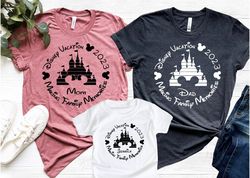 Custom Disney 2023 Family Vacation Shirt, Family Trip 2023 Shirt, Personalized Family Vacation Outfit, Family Vacation S