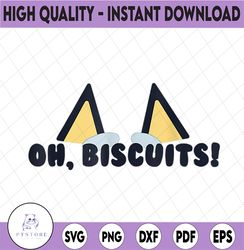 Bluey Oh Biscuits, Mum Dad Cartoon Png Bluey Characters, Family, Dad Bluey Png