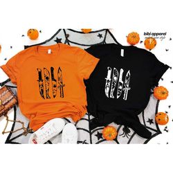 Halloween Shirt, Horror Movie Shirt, Horror Movie Characters, Horror Knives Shirt, Halloween Party Shirt, Halloween Cost