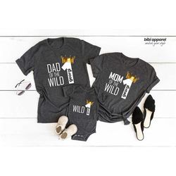 Wild One Family Shirts, 1st Birthday Family Shirts, Wild One Birthday Shirt, Mom of the Wild One, Dad of the Wild One, S