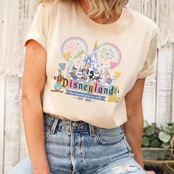 Disneyland Est 1955 California Shirt, Vintage Disneyland Shirt, Happiest Place On Earth Shirt, Vintage Disney Shirts