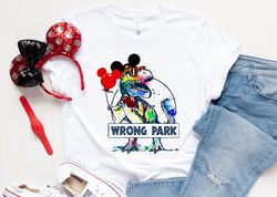 Wrong Park shirt, Disney shirt, Disney 2022 shirt, Disney Custom shirt, Disney Vacation Custom made T-shirt, Theme Parks
