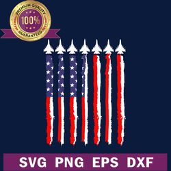 Fighter jet america flag SVG, 4th of July Jet fighter SVG, america flag plane SVG, american flag fighter SVG