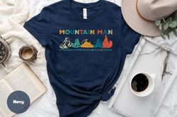 Mountain Man Disney T-Shirt, Disney Trip Shirt, Disney Vacation Shirt, Attractions Ride Tee, Disney Dad Tee, Gift for Da