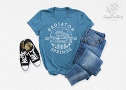 Radiator Springs T-Shirts, Disney Inspired Shirt, Est. 2012 California Radiator Theme Park Tee, Radiator Springs Racers