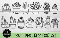 Cactus Bundle SVG for Cut File Cactus Bundle SVG for Cut File