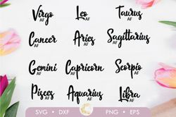 All Astrology Sign Bundle SVG All Astrology Sign Bundle SVG