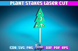 Plant Stakes Laser Cut SVG Bundle | SVG Plant Stakes Laser Cut SVG Bundle | SVG