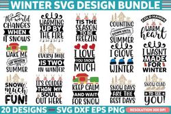 Winter Design Bundle Svg Winter Design Bundle Svg