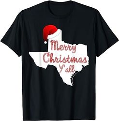 Merry Christmas Y'all Funny Texas Christmas T-Shirt