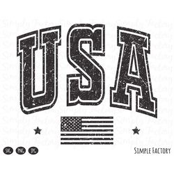 Retro USA 1776 Sublimation Svg Png, 1776 Png, USA Flag png, 4th of July Png, Vintage USA Distressed 1776 Sublimation Shi
