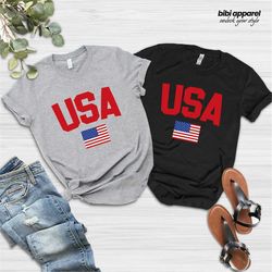 USA Flag Shirt, 4th of July Shirt, Big USA Tshirt, USA , Usa Shirt