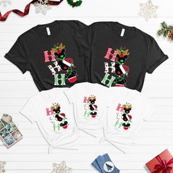 Ho Ho Ho Disney Christmas Shirt, Christmas Matching Shirts, Ho Ho Ho Tee Shirt, Disney Shirts, Ho Ho Ho Disney