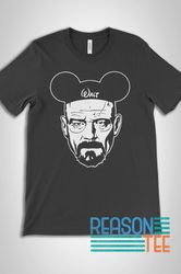 Walter White Heisenberg Walt Shirt, Walt Breaking Disney, Walt White Shirt, Disney Shirts, Disney Heinsenberg, Unisex Pr