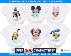 Disney Cruise Shirts, Best Cruise Ever Disney Character Sunglasses Shirt, Disney Cruise Family Shirts, Disney Family Shi