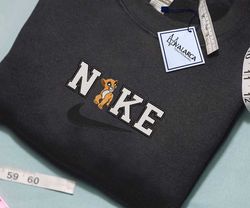 NIKE X Nala And Simba, Brand Embroidered Sweatshirt, Inspired Brand Embroidered Sweatshirt, Brand Embroidered Hoodie