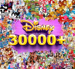 30000  Mega Bundle LAYERED Cricut Files, Encanto, Frozen, Moana, Ariel, Elsa, Stitch, Toy Story, Pooh PNG SVG Files Cric