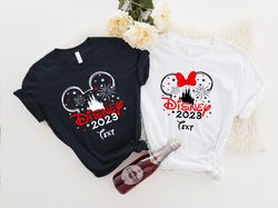 Disney 2023 Trip Shirts, Disney Family Vacation 2023, Mickey And Minnie T-shirt, Disney Couple Tee, Disney Castle Shirt,