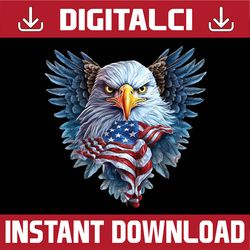 Patriotic Eagle 4th of July USA Patriotic Eagle Png, United States Eagle Png, Independence day Png, Digital Download