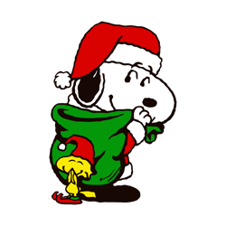 Snoopy Santa Hat Svg, Snoopy Cutting Files For Cricut, SVG, DXF, EPS, PNG Instant Download
