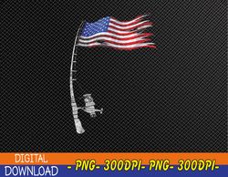 Vintage Fishing Rod American Flag Funny Fishing Svg, Eps, Png, Dxf, Digital Download