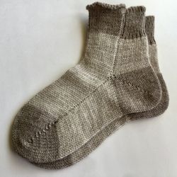 woolen womens socks hand knitted socks sizes s m l