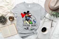 Wrong Park Shirt, Tyrannosaurus T-Shirt, Disneyland Thema Park Shirt, Disney Dinosaur Shirt, Jurassic Park Shirt, Wrongp