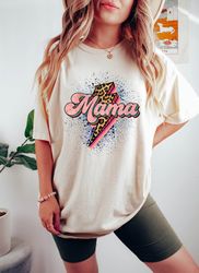 Leopard Mama Shirt Mom Shirt Shirt of Mom Mama Shi