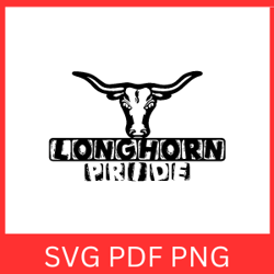 Longhorn Pride Svg |Texas Longhorn Mascot SVG |Texas Longhorn Face SVG| Texas Longhorn Head Svg| Cattle Svg| Texas Longh