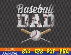 mens baseball dad svg, dad fathers day baseball lovers svg, eps, png, dxf, digital download