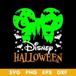 Green Disney Halloween Mickey Svg, Halloween Svg, Png Dxf Eps Digital File