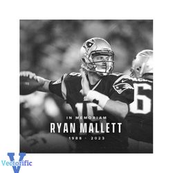 Ryan Mallett Rest In Peace PNG Sublimation Silhouette Download