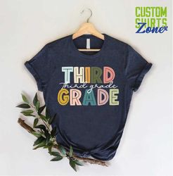 Cute 3rd Grade Shirt, Third Grade Teacher Team, Matching School Shirt, Hello 3rd Grade Shirt, Third Grade Squad Gift, Te