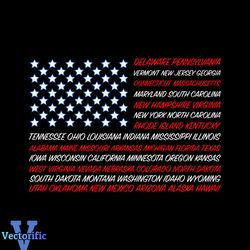 united states patriotic vintage american flag svg cutting file