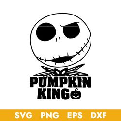 Jack Skellington Pumpkin King Svg, Halloween Svg, Png Dxf Eps Digital File
