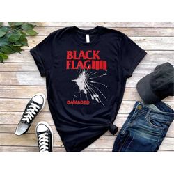 black flag tee-shirt, black flag damaged shirt, 90s black flag t-shirt, black flag punk band shirt, punk rock band shirt