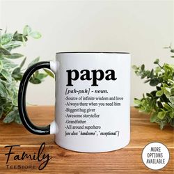 Papa Coffee Mug   Papa Gift  Papa Mug  Father's Day Gift