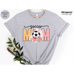Soccer Mom Shirt, Soccer Mom Leopard Print Bleached Distressed Shirt, Cute Trendy Soccer Mom T-Shirt