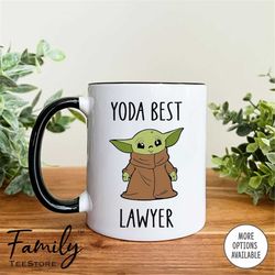 Yoda Best Lawyer Coffee Mug Yoda Mug  Yoda Lawyer Mug  Funny Lawyer  Gift