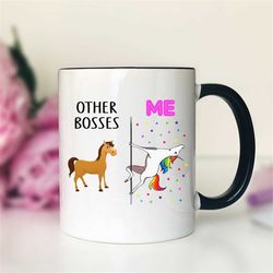 Other Bosses - Me  Unicorn Boss Mug  Boss Gift  Funny Boss Mug  Funny Boss Gift